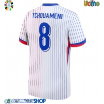 Maglie da calcio Francia Aurelien Tchouameni #8 Seconda Maglia Europei 2024 Manica Corta